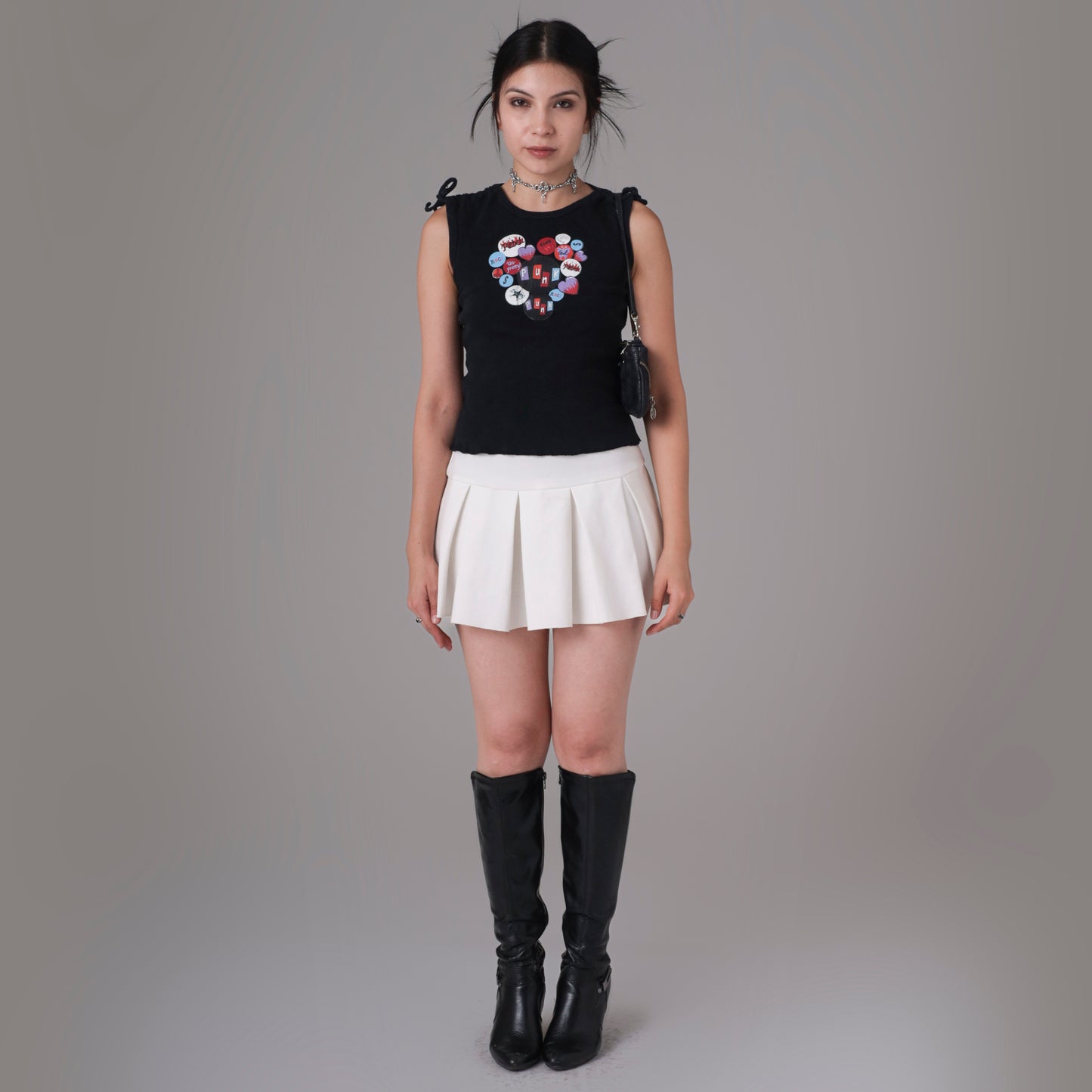 Punk Rocker Girl Tank Top Y2K