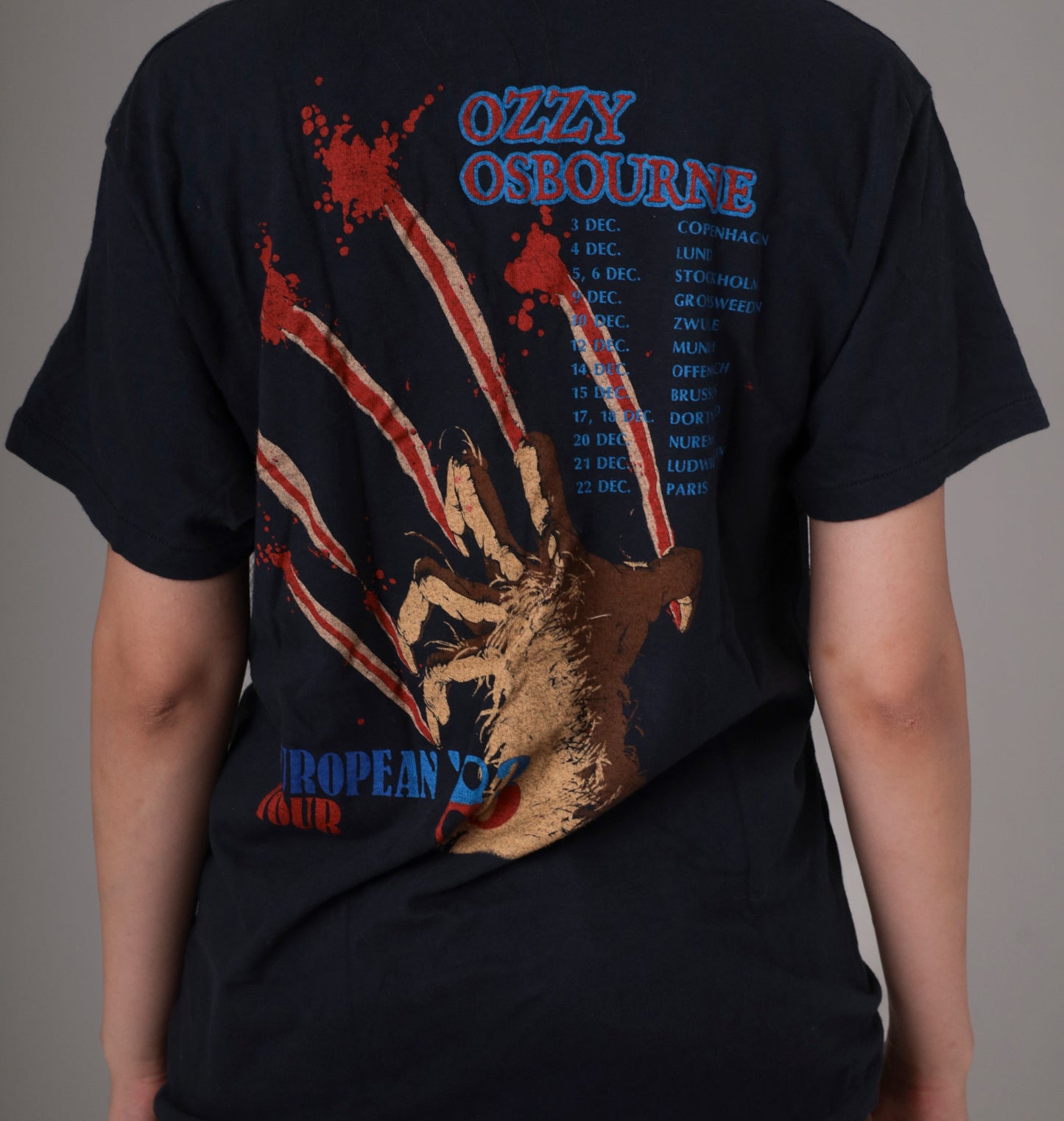 1983 Ozzy Osborne "Bark At The Moon" Tour T-Shirt