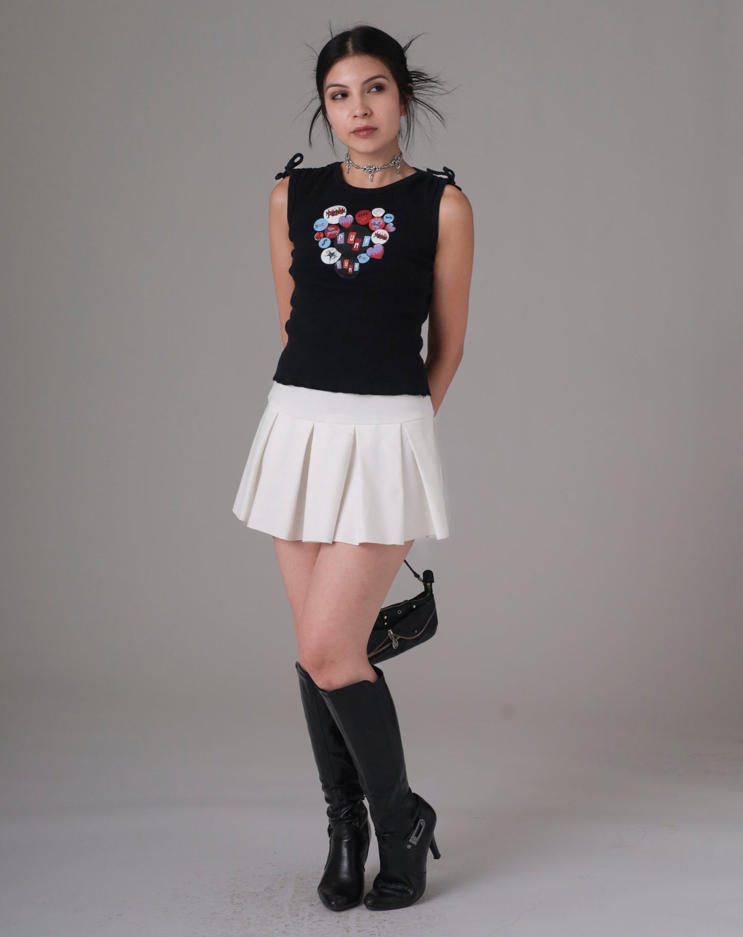 Punk Rocker Girl Tank Top Y2K