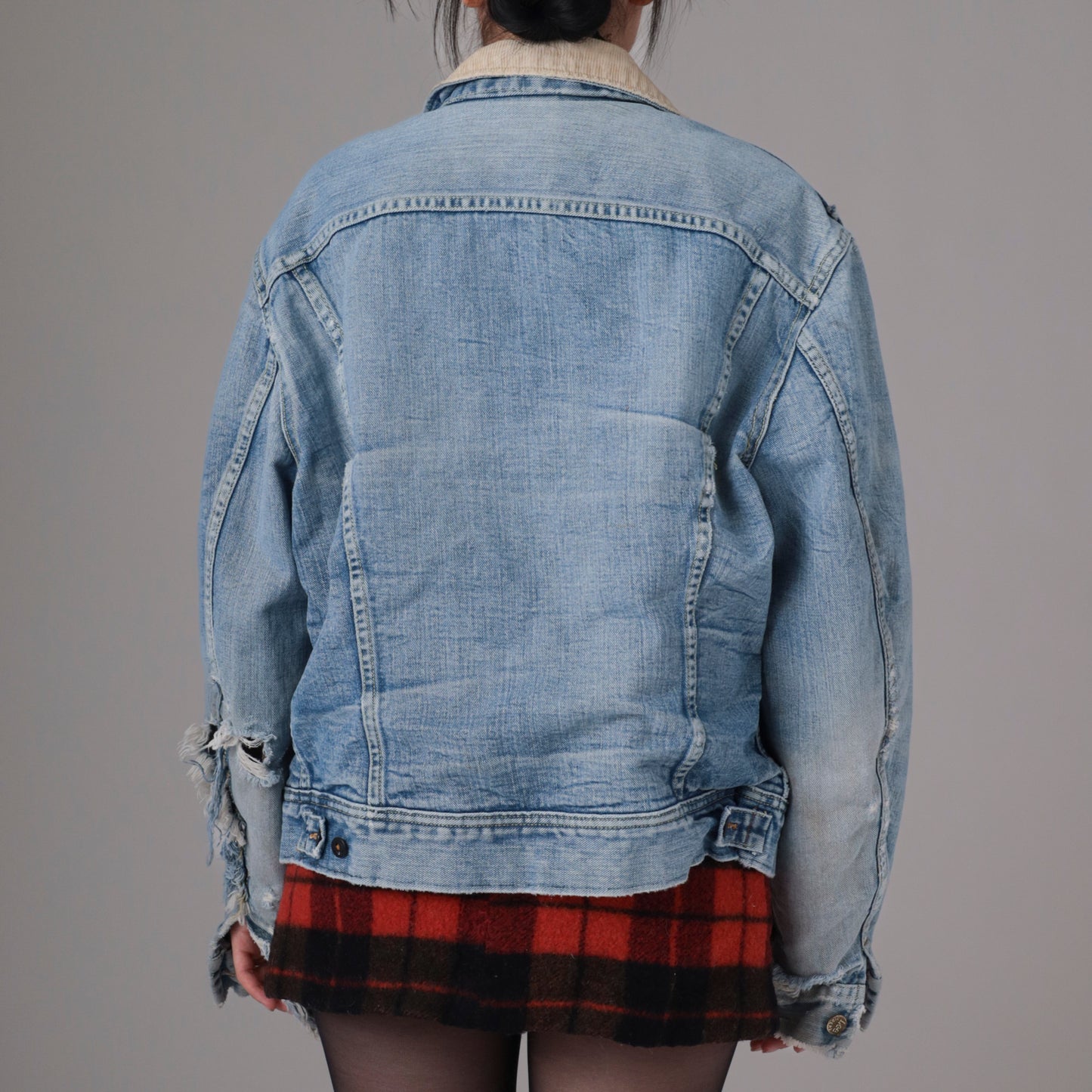 Distressed Denim Jacket