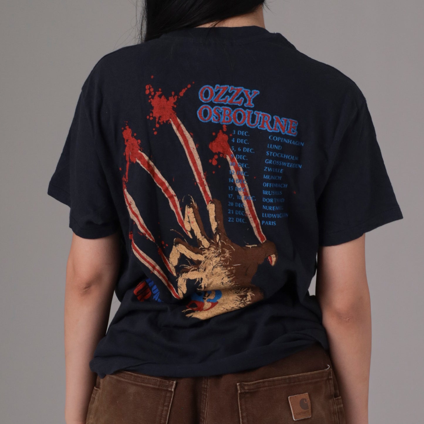 1983 Ozzy Osborne "Bark At The Moon" Tour T-Shirt